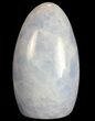 Polished, Blue Calcite Free Form - Madagascar #71470-1
